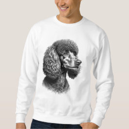 Camisola de Moletom Masculina Arte de Cachorro Poo