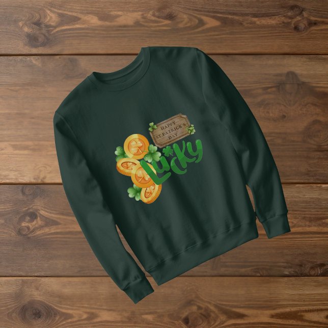 Camisola de Moletom Moeda da Sorte (Criador carregado)