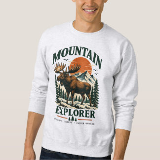 Camisola de moletom Mountain Explorer Vintage Moos
