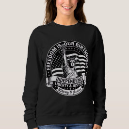Camisola de Moletom Patriótica 'A Liberdade é Noss