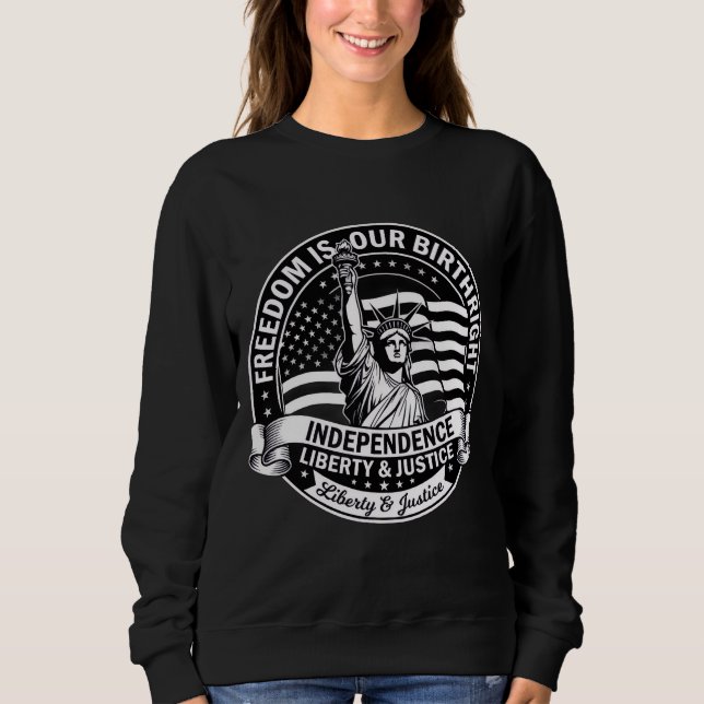 Camisola de Moletom Patriótica 'A Liberdade é Noss (Frente)