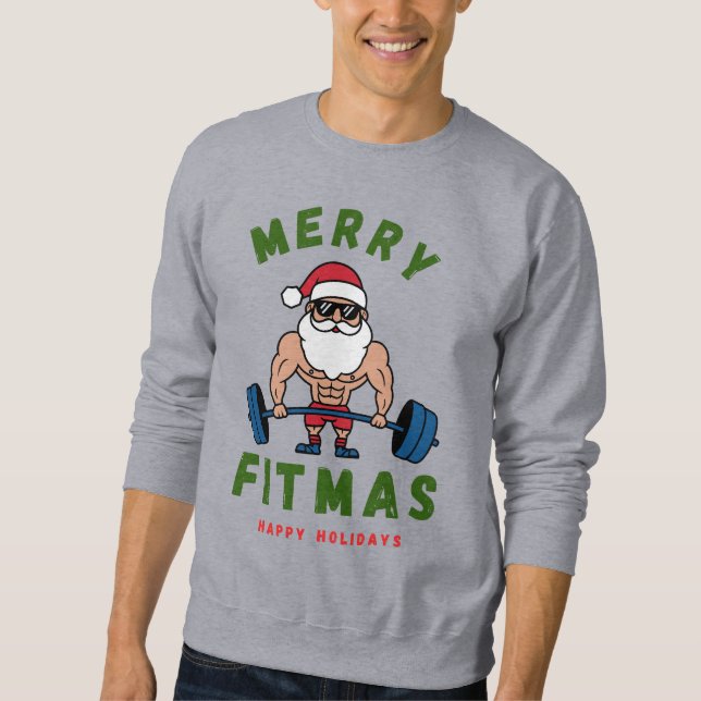 Camisola de Natal, ajustado de Gym, Suéter (Frente)