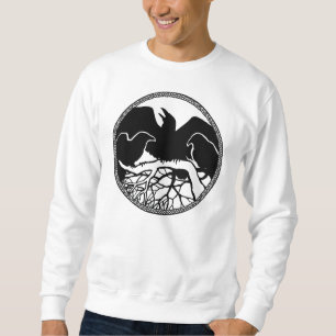 Camisola de Raven Unisex Camisas de Arte Nativa de