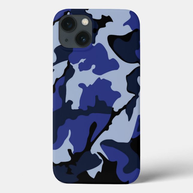 Camo Azul, iPhone 6/6 s Caso Xtreme Difícil (Verso)