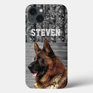 Camo German shepherd