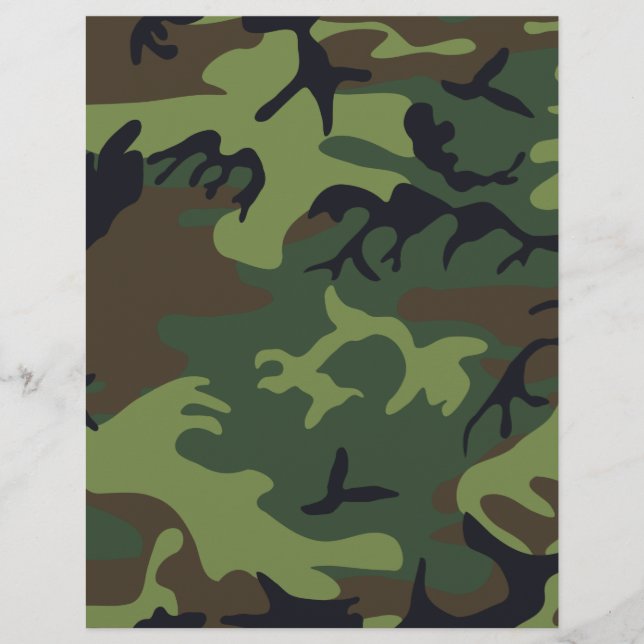 Camo Militar Floresta Verde (Frente)