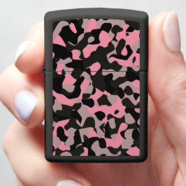 Camo rosa e preto
