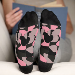 Camo rosa e preto