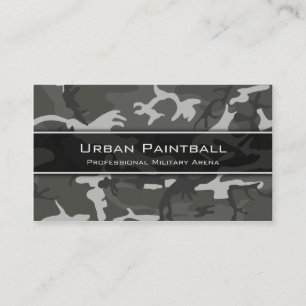Camo urbano, camuflagem - cartão de visita