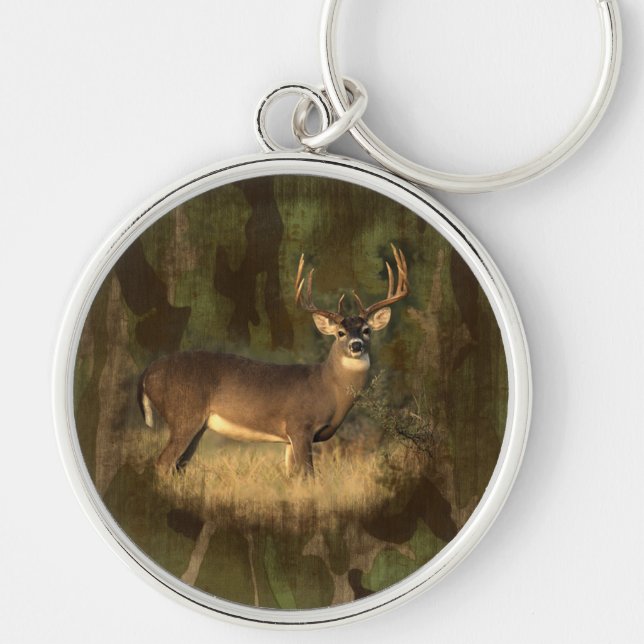 Camoflage grampeada - Grande Buck- Chaveiro (Frente)