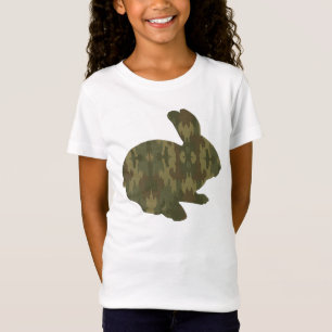 Camouflage Silhout Camisa Coelheira da Páscoa