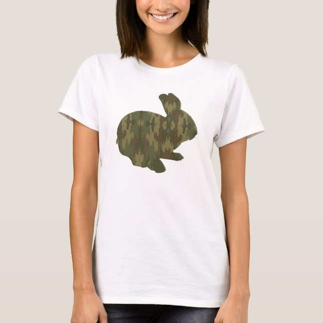 Camouflage Silhout Camisa Coelheira da Páscoa (Frente)