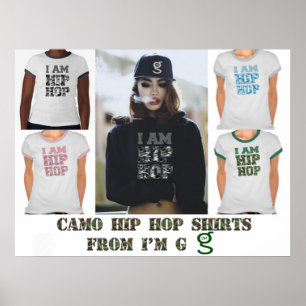Camoufline Hip Hop Shirts Poster