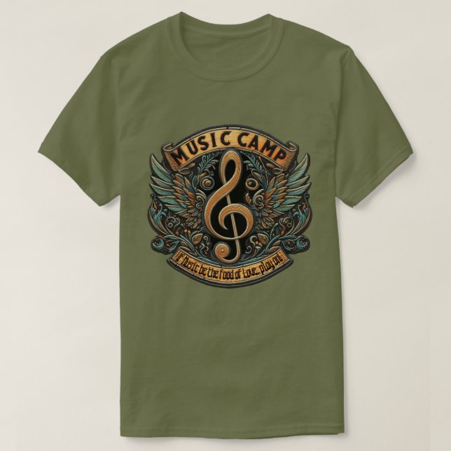 Camp de Música T-Shirt (Frente do Design)