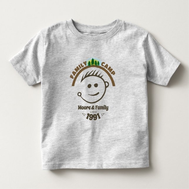 Camp Familiar Toddler T-Shirt (Frente)
