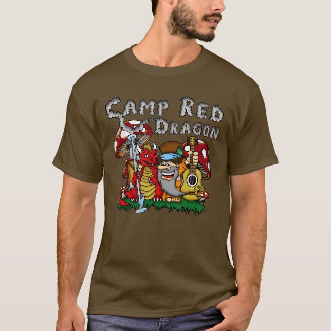 Camp Red Dragon 2025 B.A.T. Brown D/S T-Shirt (Frente)