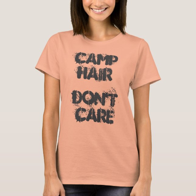 Camp T-Shirt engraçado (Frente)