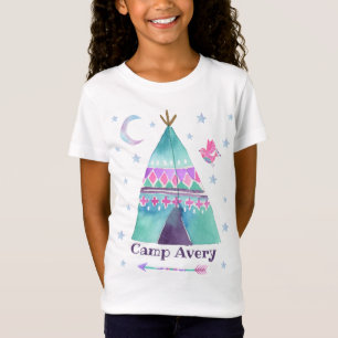 Camp T-Shirt Girl acampando T-Shirt