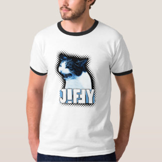 Campainha do | dos homens do t-shirt | do Jiffy