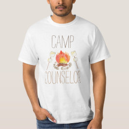 Campanha de campo de camping conselor camisa de an
