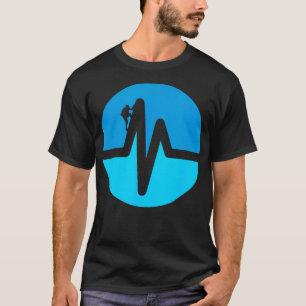 Campanha de subida de camisas Hiker Mountain Rock