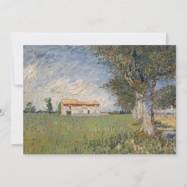 Campanha de trigo | Vincent van Gogh (Frente)