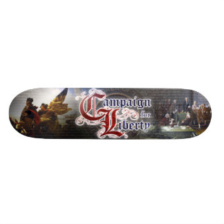 Campanha para o skate do patriota da liberdade
