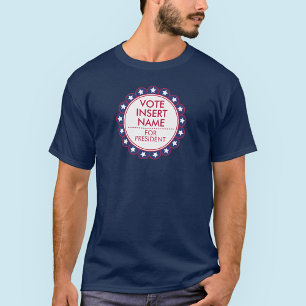 Campanha Política De Camisa Personalizada Para Ele