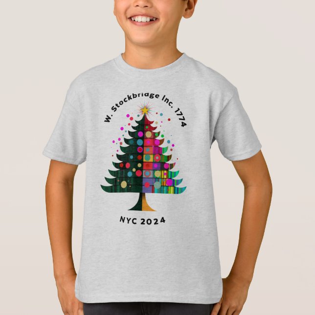 Campasto de árvores Boys T-Shirt White (Frente)