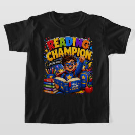 Campeão de Leitura | Camisa de Herói Escolar Infan