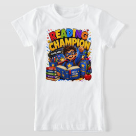 Campeão de Leitura | Camisa de Herói Escolar Infan