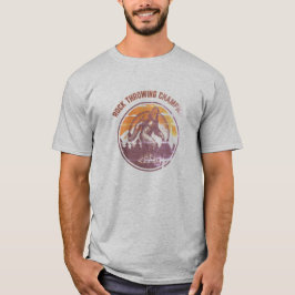 campeão de T-Shirt do campeão de lança-pedras