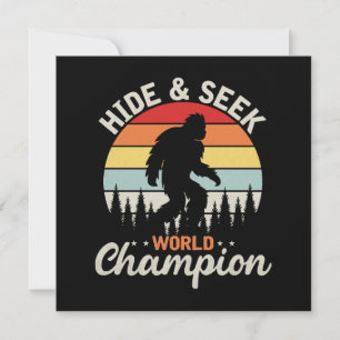 Campeão Mundial de Esconde-Esconde do Pé-Grande