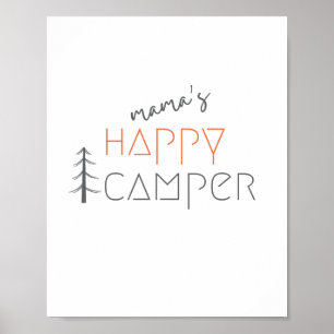camper feliz da mamãe. Poster e Impressões