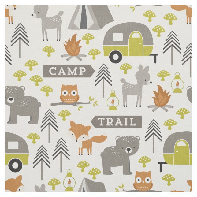 Camper Moderno e Tecido de Bebês (Modelo)