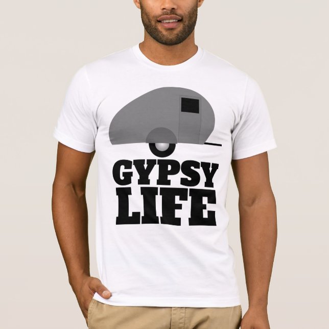 CAMPER T-SHIRTS DE CAMPER DE VIDA GYPSY (Frente)