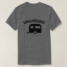 Camper Trailer Vagabond T-shirt engraçada