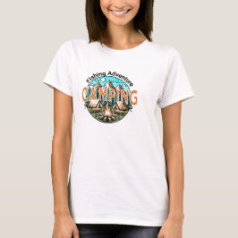Camping - Camping Adventure Ladies T-Shirt