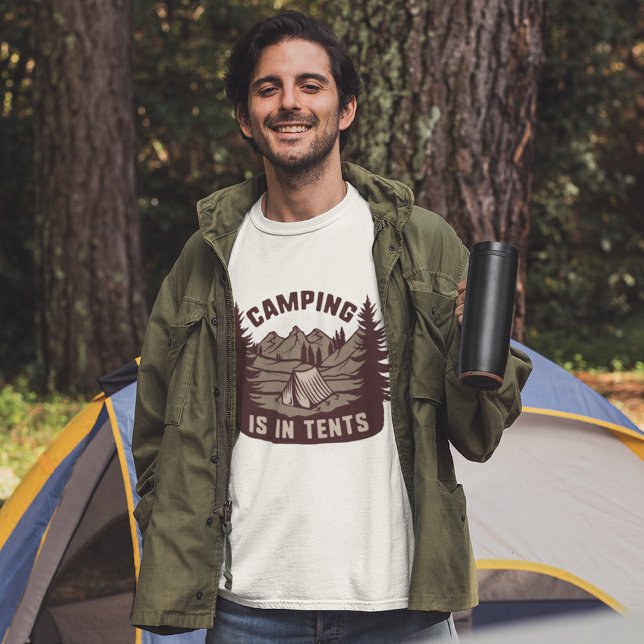 Camping Está Em T-Shirt (Criador carregado)
