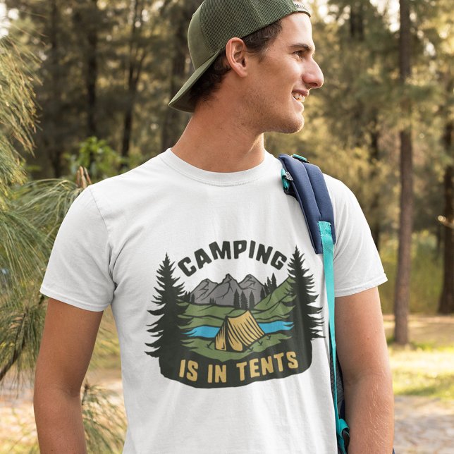 Camping Está Em T-Shirt (Criador carregado)