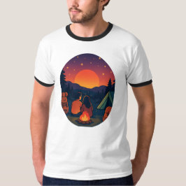Camping romântico Sunset - Camiseta