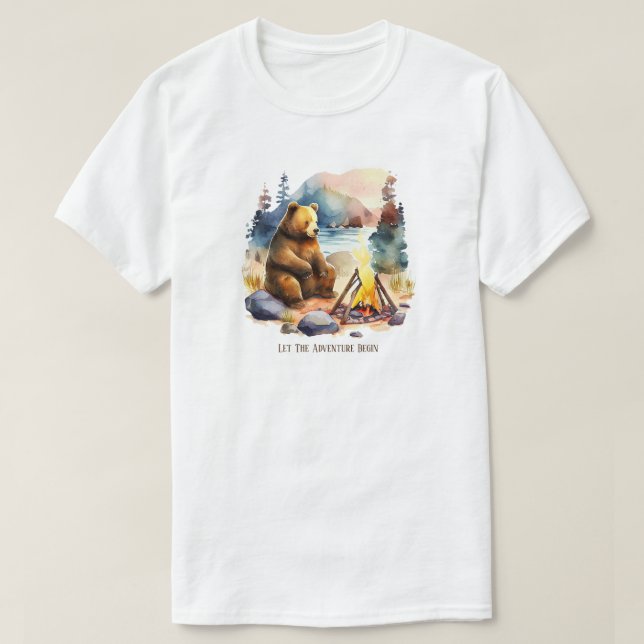 Camping T-Shirt (Frente do Design)