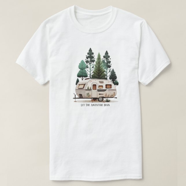Camping T-Shirt (Frente do Design)