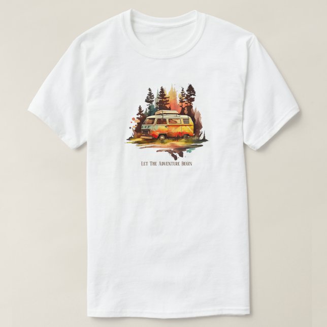 Camping T-Shirt (Frente do Design)