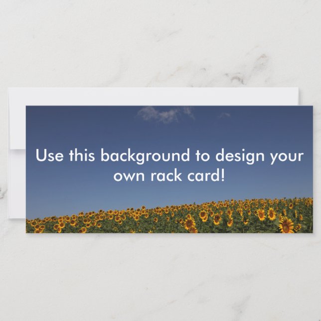 Campo customizável do girassol (Frente)