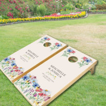 Campo de Aniversário do Casamento de Flor Selvagem