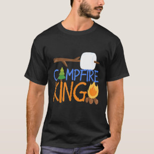 Campo de camisa do camping King SMores Bonfire Da