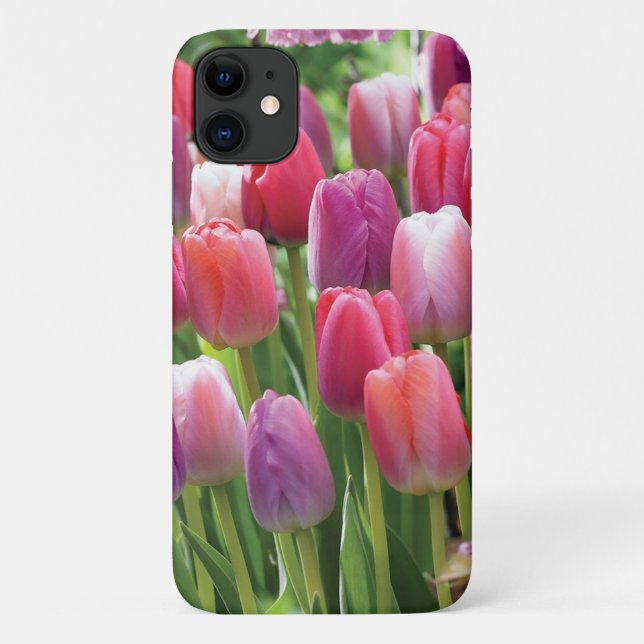 Campo de capas de iphone de Tulipas (Verso)