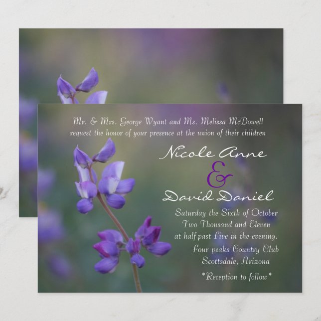 campo de convite de linha horizontal (Frente/Verso)