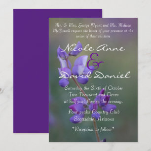 campo de convite de linha vertical